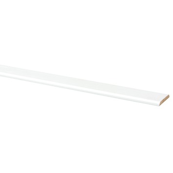 Afdeklijst MDF zelfklevend wit 4×30 mm lengte 260 cm