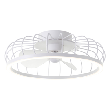 Brilliant plafondventilator Arezzo met lamp 36W, wit