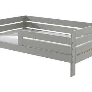 Cama Vipack Ted 70X140 com Estrado de Ripas Cinzento PETITS-MEUBLES Cama Vipack Ted 70X140 com Estrado de Ripas Cinzento PETITS-MEUBLES