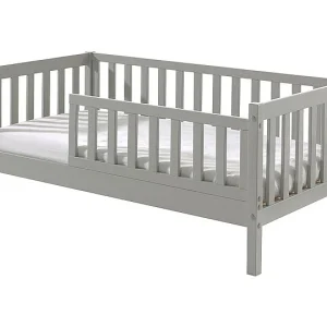 Cama Vipack Tod 70X140 com Estrado de Ripas Cinzento PETITS-MEUBLES