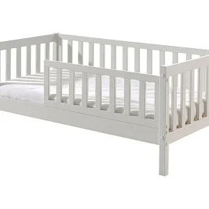 Cama Vipack Tod 70X140 com Estrado de Ripas Branco PETITS-MEUBLES