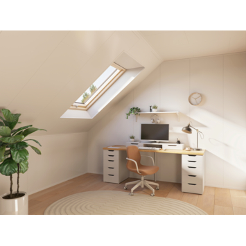Agnes plafondplaat wit stuc 1200 x 600 x 12 mm 4 stuks