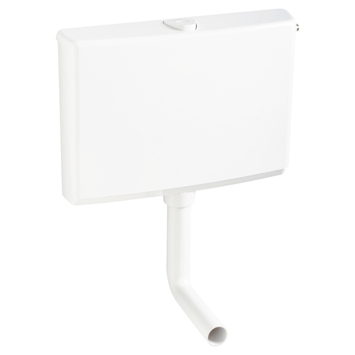 Wisa 550 laaghangend reservoir wit kunststof 35,5 x 10,6 x 51,2 cm