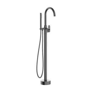 Charme II mechanische vloerzuil voor badeiland metallic grijs – Essebagno Charme II mechanische vloerzuil voor badeiland metallic grijs – Essebagno