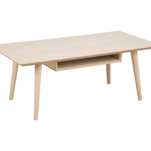 Cent salontafel met 1 plank eiken geloogd wit – 115x60x42 cm. Cent salontafel met 1 plank eiken geloogd wit – 115x60x42 cm.