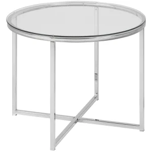 Cape hoektafel Ø55cm helder. Cape hoektafel Ø55cm helder.
