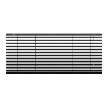 GAMMA aluminum jaloezie 25 mm mat zwart (kleurnr. 320) 160×180 cm (bxh)