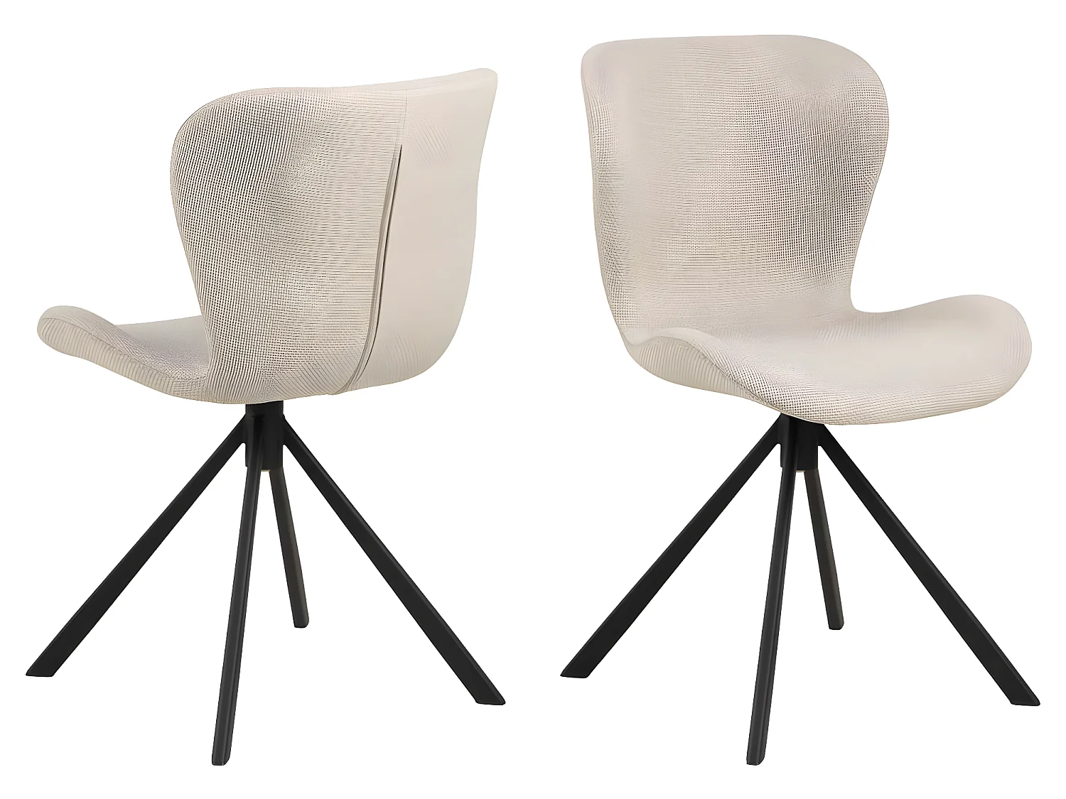 BrendaA1 eetkamerstoel beige.
