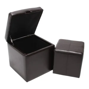 Carrara kruk (set van 2),  bruin