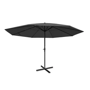 Carpi Pro parasol Ø 5m, antraciet zonder voet Carpi Pro parasol Ø 5m, antraciet zonder voet