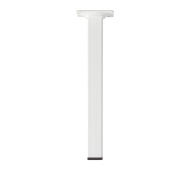 Duraline meubelpoot vierkant wit 2,5×2,5×25 cm