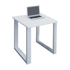Houten bureautafel Lona U Alu Houten bureautafel Lona U Alu
