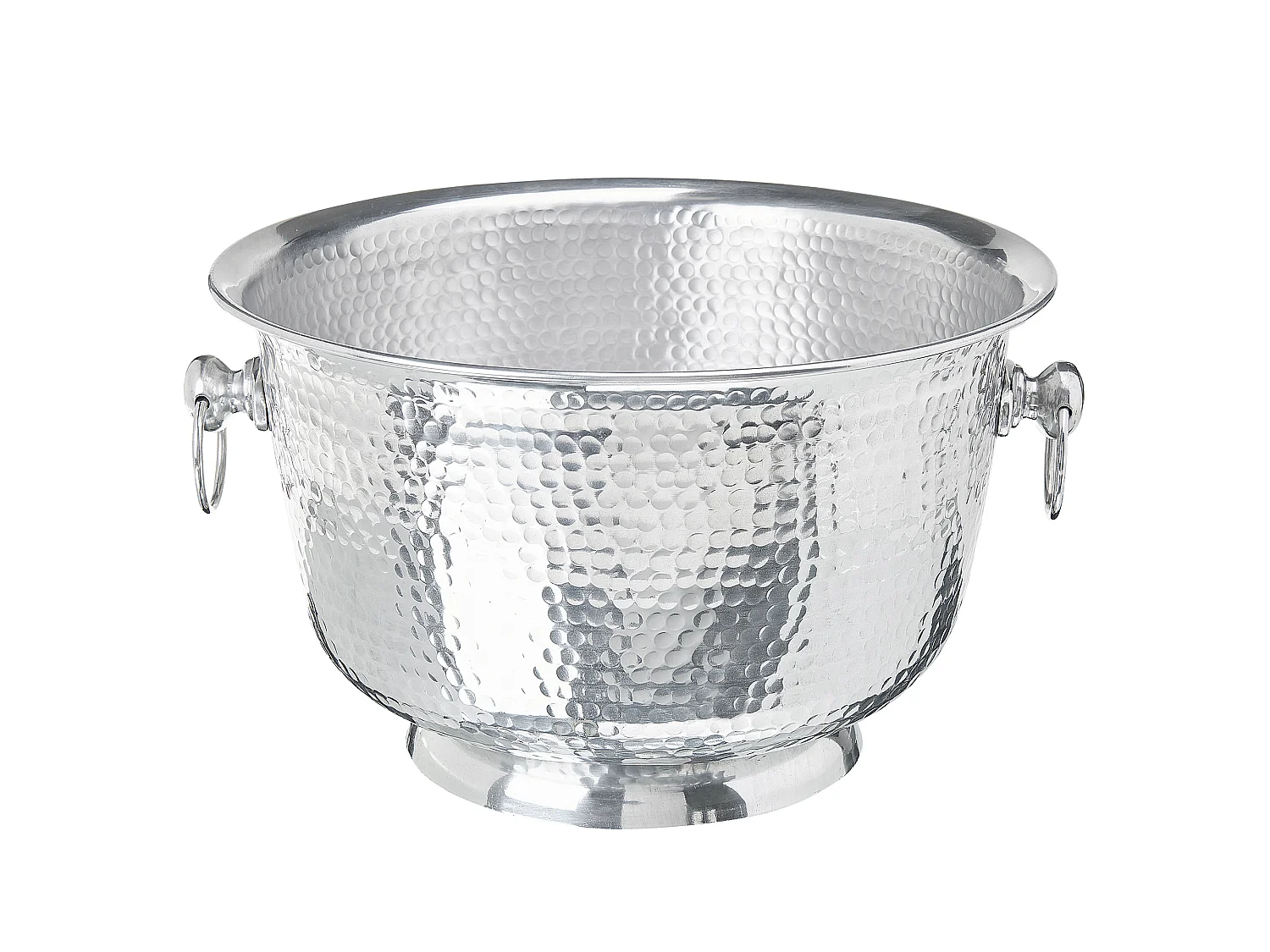 Champagnekoeler zilver POMPEII