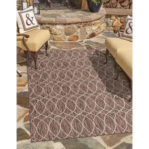 Buitenkleed – 183×122 – Bruin – Tulum Geometrical Buitenkleed – 183×122 – Bruin – Tulum Geometrical