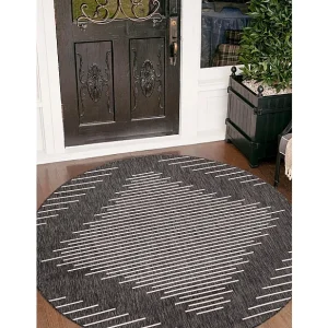 Buitenkleed – 122×122 – Antraciet – Tulum Symetry Buitenkleed – 122×122 – Antraciet – Tulum Symetry