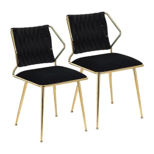 Eetkamerstoelen Set van 2 met rugleuning, moderne fluwelen eettafelstoel, voor keuken, slaapkamer, kaptafel, fluweel, grijs