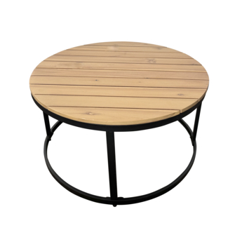 Wakefield bijzettafel Montpellier light teak hout ø 75 cm