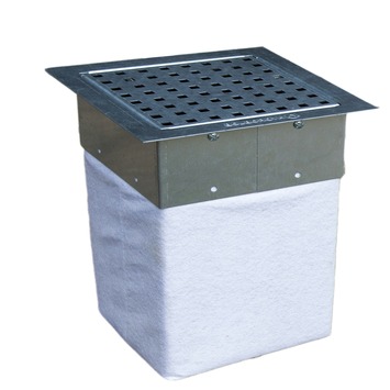 Hydroblob IP15 infiltratieput met verzinkt rooster 20 x 20 x 33 cm 15 l