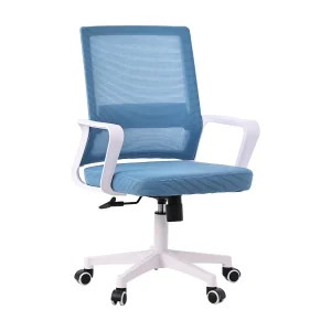 Bureaustoel in Mesh stof – Mars – Blauw