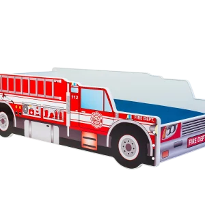 Cama de criança com colchão e estrado incluídos 160 x 80 Kobi Fire Truck Cama de criança com colchão e estrado incluídos 160 x 80 Kobi Fire Truck