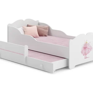 Cama dupla 160 x 80 com colchões e estrados incluídos Kobi Anna Princess in the Crown Cama dupla 160 x 80 com colchões e estrados incluídos Kobi Anna Princess in the Crown
