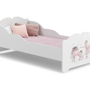 Cama de criança 160 x 80 com colchão e estrado incluídos Kobi Anna Girl with a unicorn
