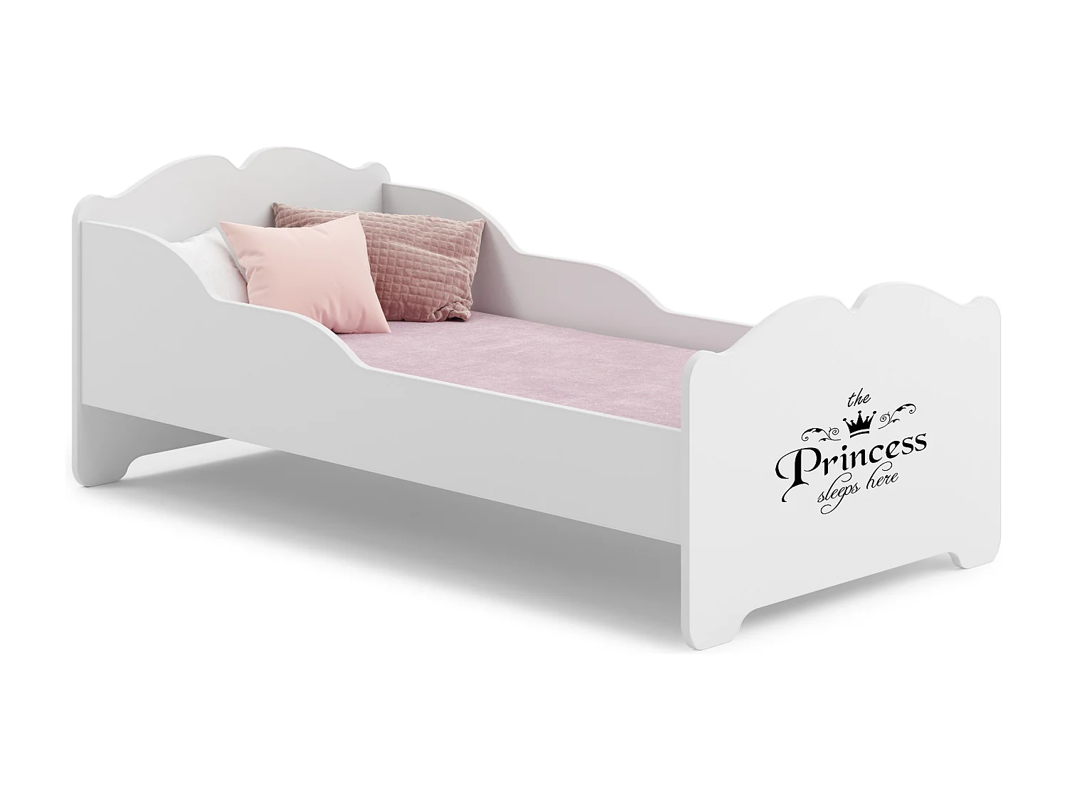 Cama de criança 160 x 80 com colchão e estrado incluídos Kobi Anna Princess