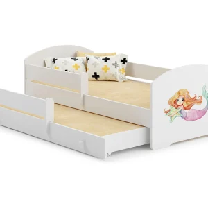 Cama dupla 160 x 80 com colchões e estrados incluídos Kobi Luk Mermaid Cama dupla 160 x 80 com colchões e estrados incluídos Kobi Luk Mermaid
