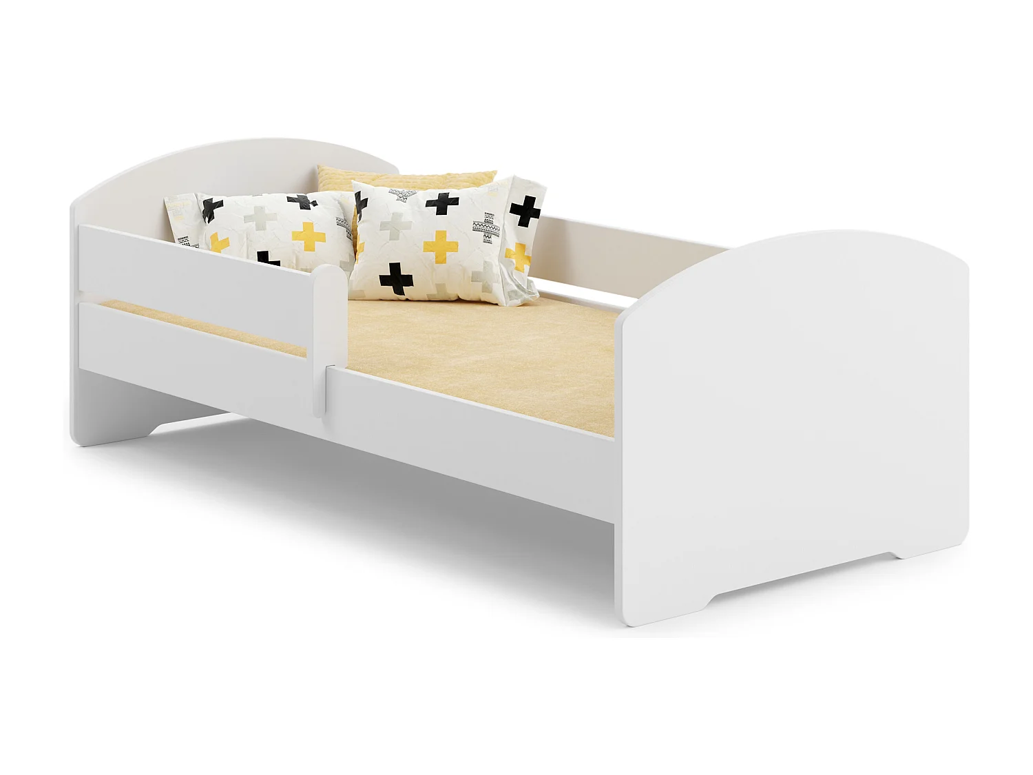 Cama de criança 160 x 80 colchão e estrado incluídos Kobi Luk