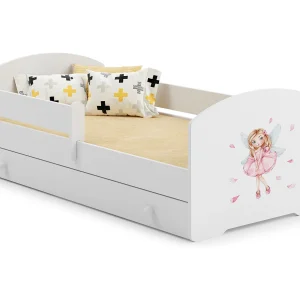 Cama Gaveta Barreira Protetora Branco (160×80)