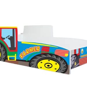 Cama de criança com colchão e estrado incluídos 140 x 70 Kobi Tractor Colorful Cama de criança com colchão e estrado incluídos 140 x 70 Kobi Tractor Colorful
