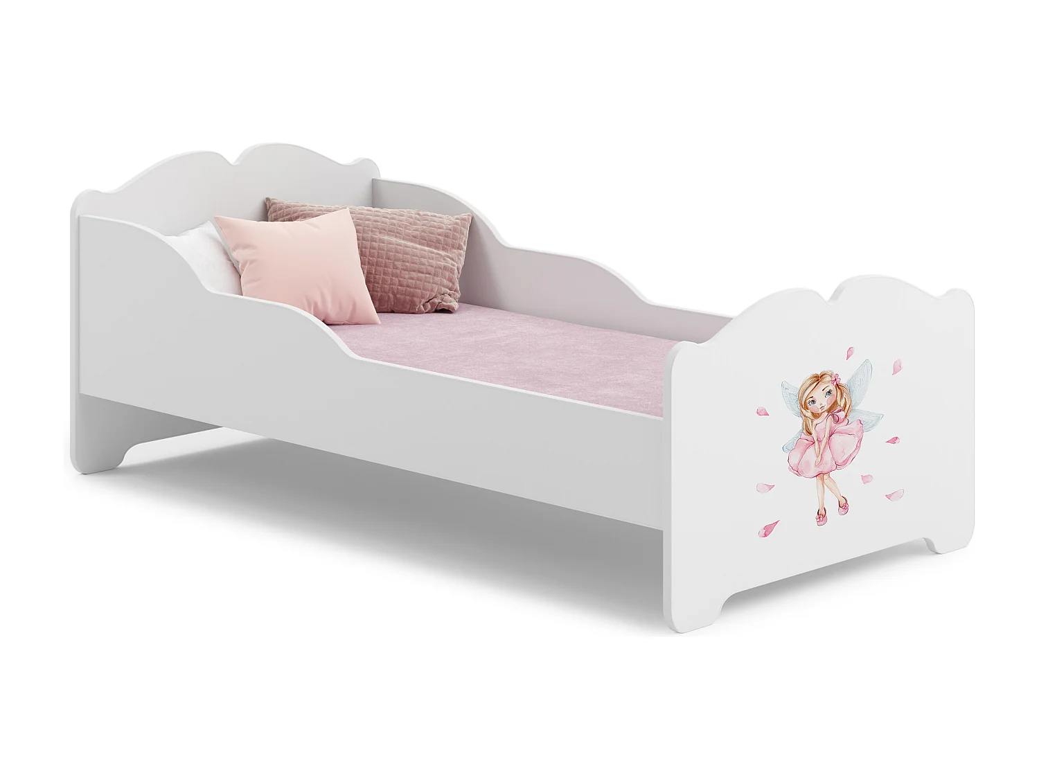 Cama de criança 140 x 70 com colchão e estrado incluídos Kobi Anna Girl with Wings