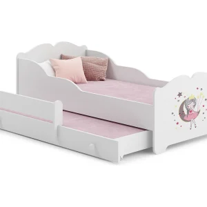 Cama dupla 160 x 80 com colchões e estrados incluídos Kobi Anna Sleeping Princess Cama dupla 160 x 80 com colchões e estrados incluídos Kobi Anna Sleeping Princess