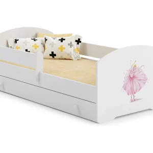 Cama de criança 160 x 80 com gaveta, colchão e estrado incluídos Kobi Luk Princess in a Crown Cama de criança 160 x 80 com gaveta, colchão e estrado incluídos Kobi Luk Princess in a Crown