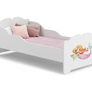 Cama de criança 160 x 80 com colchão e estrado incluídos Kobi Anna Mermaid