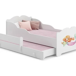 Cama dupla 160 x 80 com colchões e estrados incluídos Kobi Anna Anna Mermaid Cama dupla 160 x 80 com colchões e estrados incluídos Kobi Anna Anna Mermaid