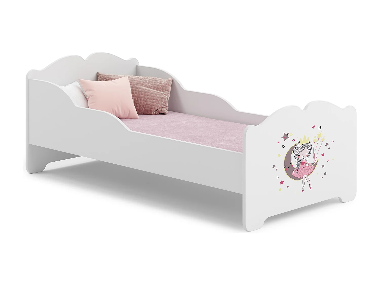 Cama de criança 160 x 80 com colchão e estrado incluídos Kobi Anna Sleeping Princess