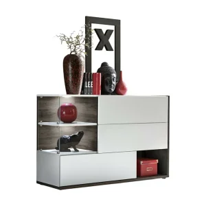 Buffet KLIS – Dressoir met drie deuren en drie nissen Buffet KLIS – Dressoir met drie deuren en drie nissen