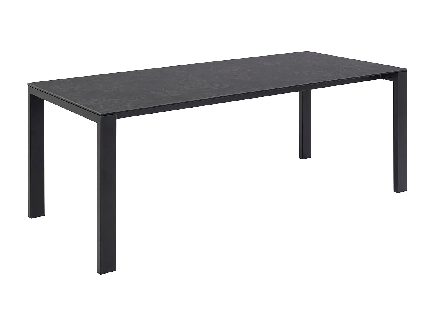 Brentford eetkamertafel zwart.