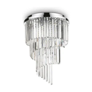 CARLTON PL12, Kristallen plafondlamp, Ideal Lux CARLTON PL12, Kristallen plafondlamp, Ideal Lux