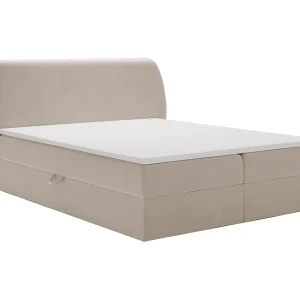 Boxspringbed 160×200 Cartagena – bed met geïntegreerde veringmatras, topper, opbergruimte – gestoffeerd bed beige (Komodo 11) Boxspringbed 160×200 Cartagena – bed met geïntegreerde veringmatras, topper, opbergruimte – gestoffeerd bed beige (Komodo 11)