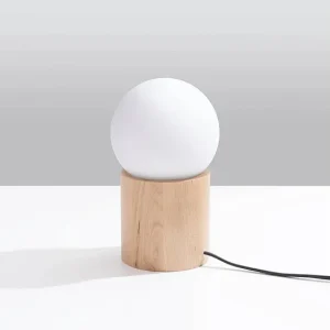 Bureaulamp BOOMO modern van – 1 lichtbronnen – L.12 x H.21 cm – natuurlijk hout Bureaulamp BOOMO modern van – 1 lichtbronnen – L.12 x H.21 cm – natuurlijk hout