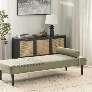 Chaise longue stof groen MAURIAC Chaise longue stof groen MAURIAC