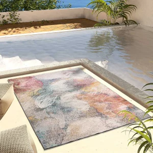 Buitentapijt – abstract – veelkleurig – 200×290 cm – SAMARA Buitentapijt – abstract – veelkleurig – 200×290 cm – SAMARA