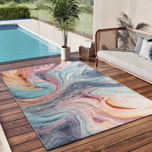 Buitentapijt – abstract – veelkleurig – 80×150 cm – SAMARA Buitentapijt – abstract – veelkleurig – 80×150 cm – SAMARA