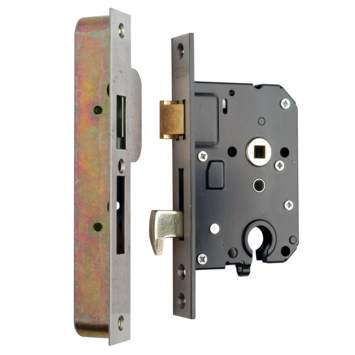 Nemef Veiligheidsslot met haakschoot SKG 2-sterren buitendeur Doorn 50mm PC 55mm