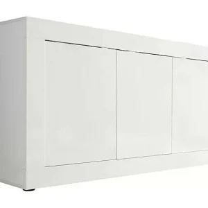 Buffet 3 deuren, collectie ISORA, kleur glanzend wit lak Buffet 3 deuren, collectie ISORA, kleur glanzend wit lak
