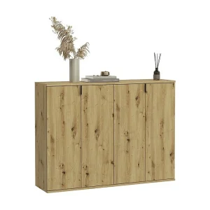 Buffetkast 4 deuren – Licht eiken – BODITE
