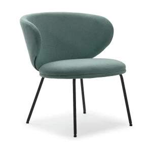 Chaise longue met metalen poten 76×73 h77 cm Chaise longue met metalen poten 76×73 h77 cm