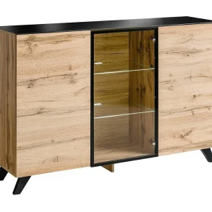 Buffet, dressoir model TINO + LED. Scandinavisch type meubel. Design dressoir voor uw woonkamer of eetkamer.